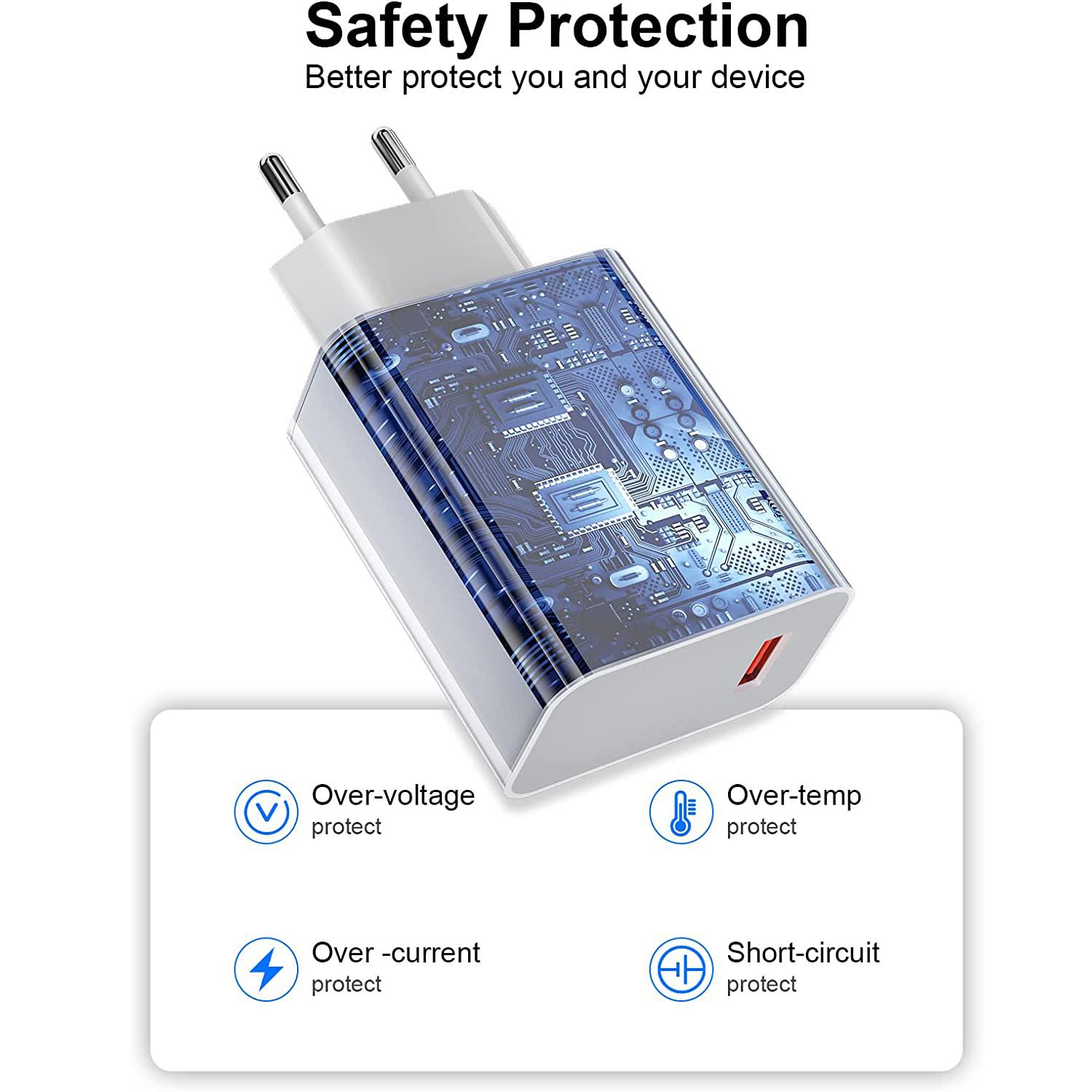 Sạc Xiaomi 33w EU Cáp Turbo Charge type C Cho Xiaomi redmi note 9 12 pro POCO X3 nfc Mi 10 9 note 10 10X LITE Màu sắc: Sạc EU