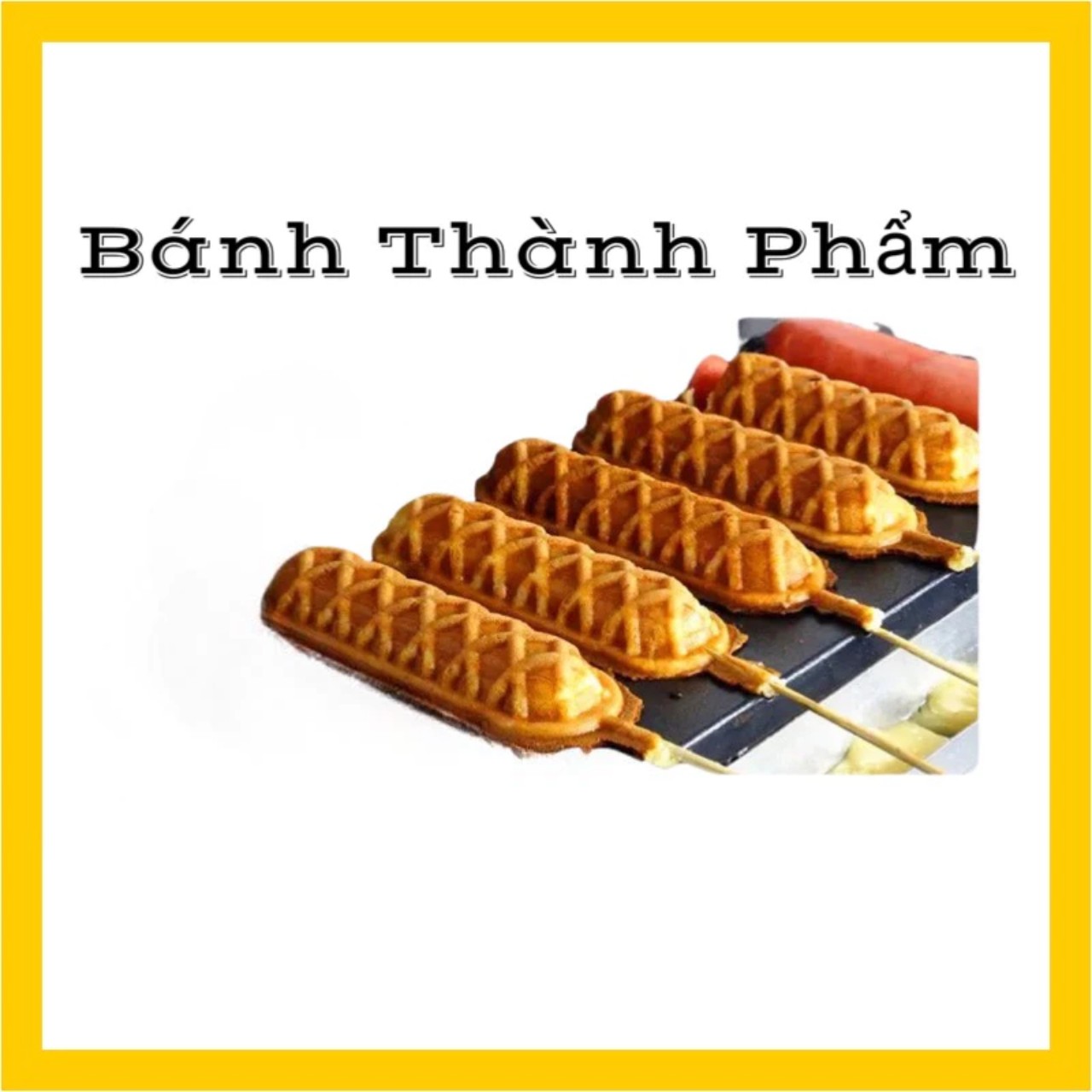 Máy Làm Bánh Waffle Xúc Xích Công Nghiệp X66 Máy Nướng Bánh Hotdog Công Suất 1500W hàng nhập khẩu