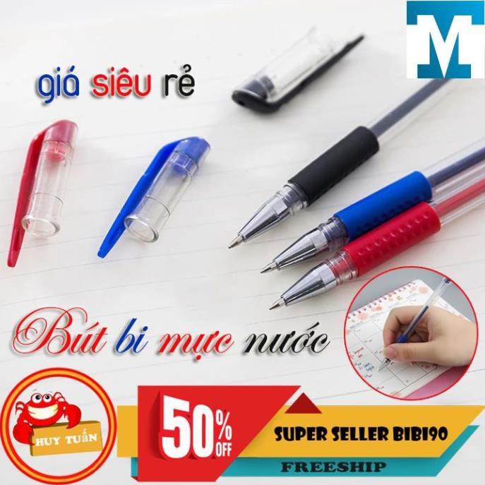 Bút bi mực nước nhiều màu 1000đ (BB01)