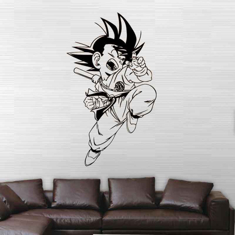 Decal 3D Dragon Ball - Anime 7 Viên Ngọc Rồng - Tranh Dán Tường Cao Cấp Không Viền AmyShop