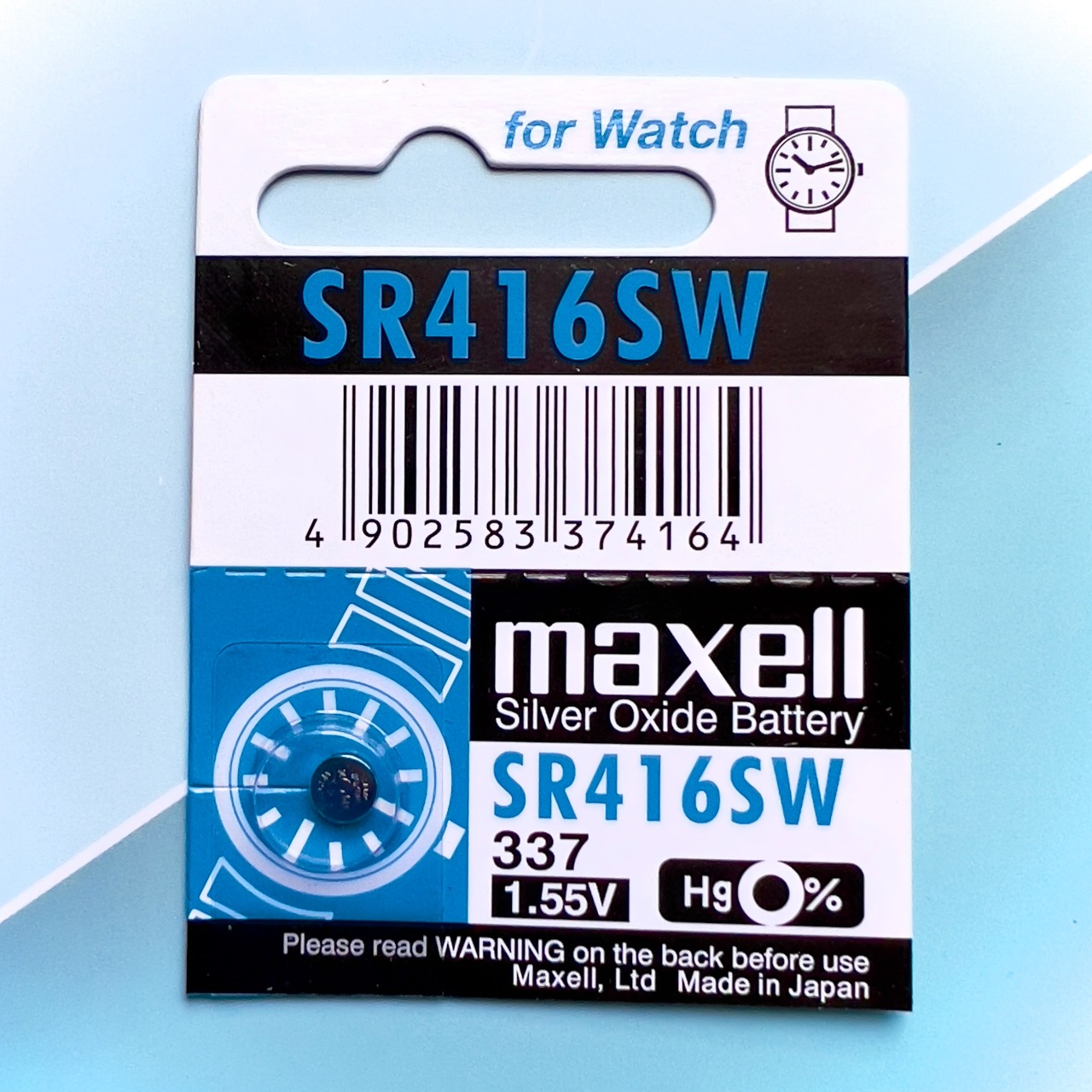Pin Maxell Nhật Bản SR416SW / 337 Hàng Chính Hãng Made in Japan