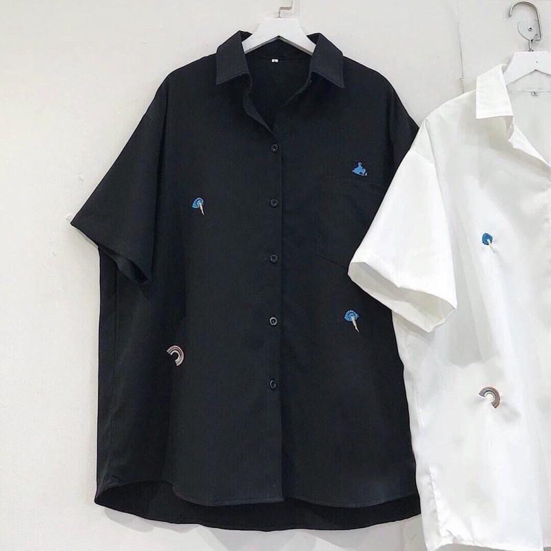 Áo sơmi thêu Bale unisex