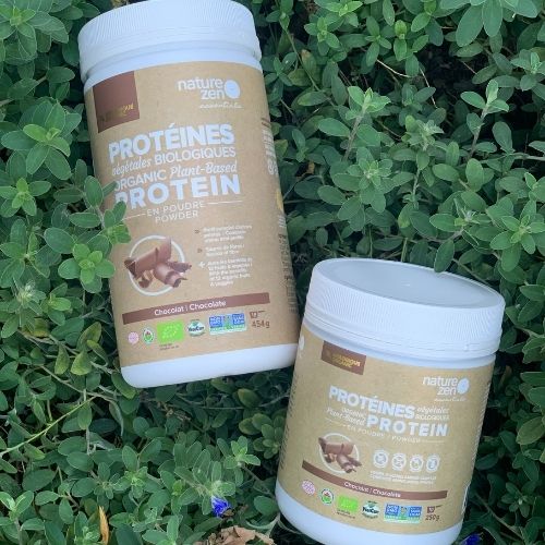 BỘT PROTEIN THỰC VẬT HỮU CƠ NATURE ZEN CAO CẤP - VỊ CHOCOLATE 468G