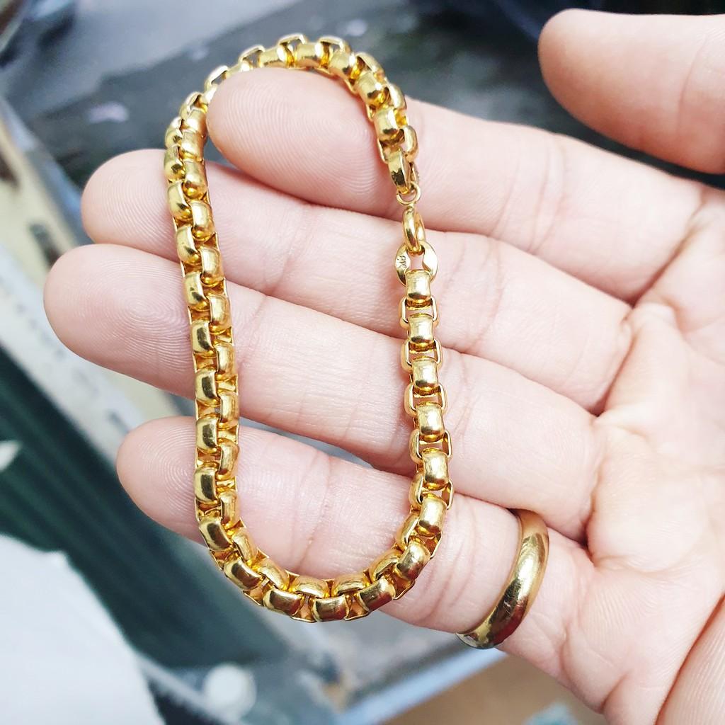 Lắc Tay Ống Vuông 5-7MM Cao Cấp -Dùng tắm rửa thoải mái không đen- Bản 2021 dập mộc
