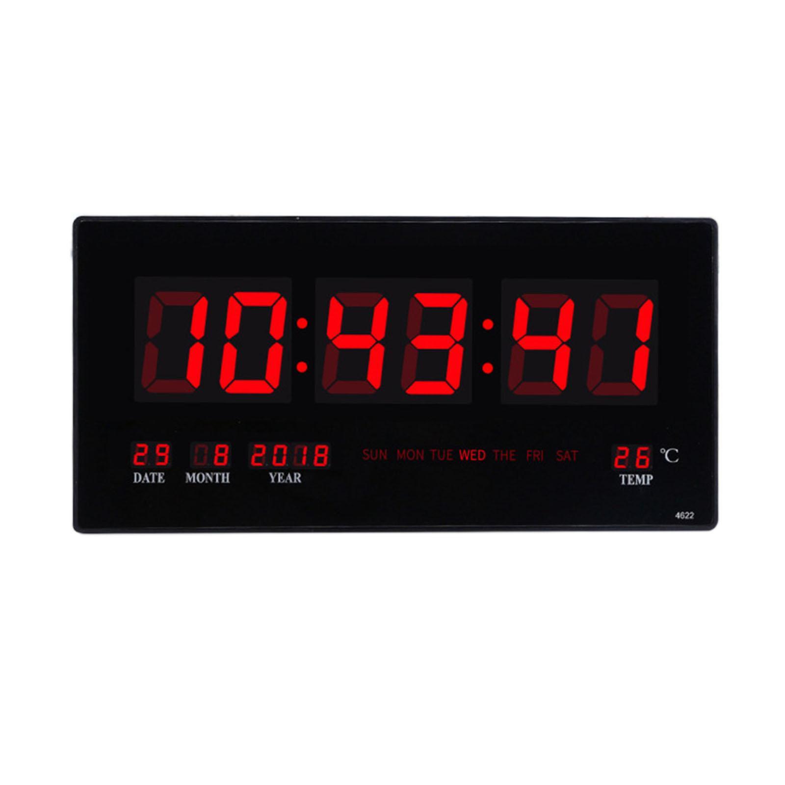 17'' LED Screen Clock 24H Time  US