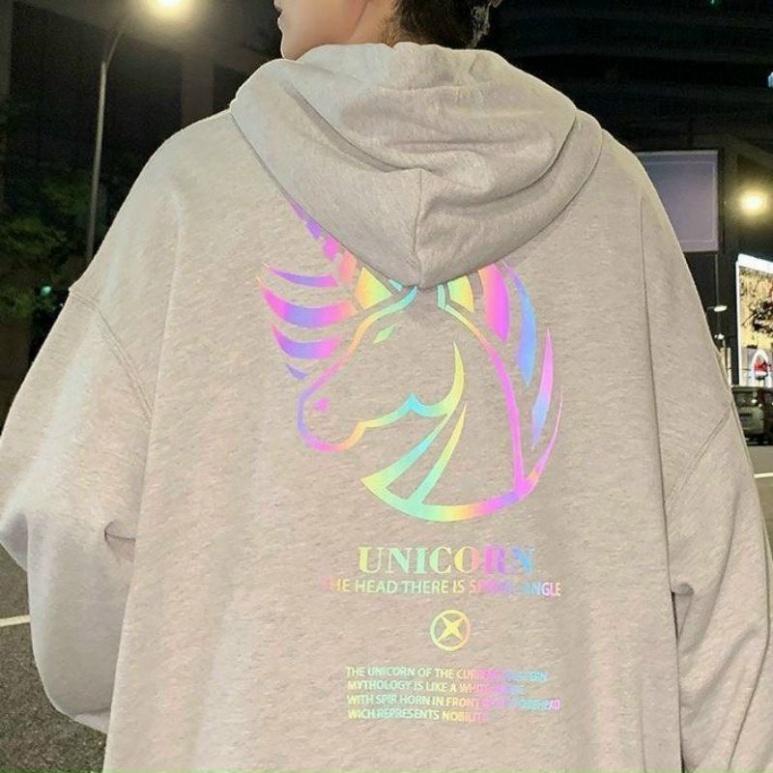 Áo khoác Hoodie Nam, Hoodie Basic Unisex Nỉ From Rộng NÓN 2 LỚP PHẢN QUANG 7 MÀU, Áo Hoodie Nam Nữ oversize form rộng nam nữ phong cách ulzzang hàn quốc