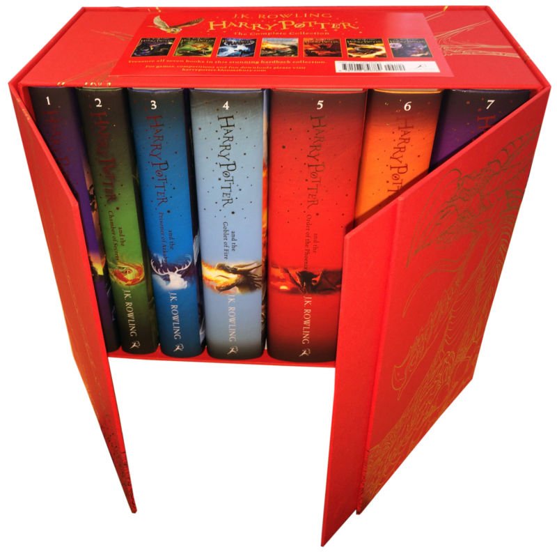 Sách bộ tiếng Anh: Harry Potter, Children's Hardback Red Box Set