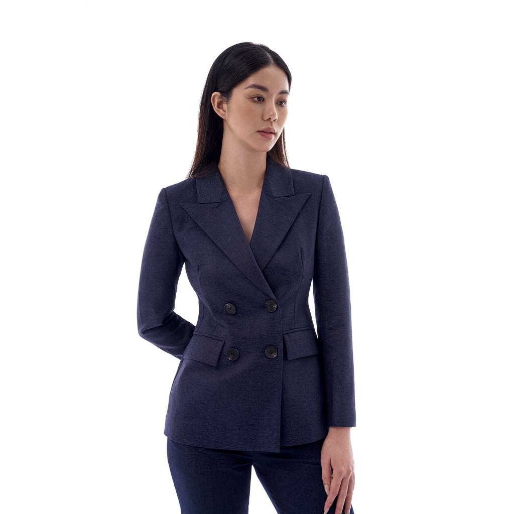 Áo Blazer kiểu 4 cúc màu xanh navy 2NDDATE BL023N