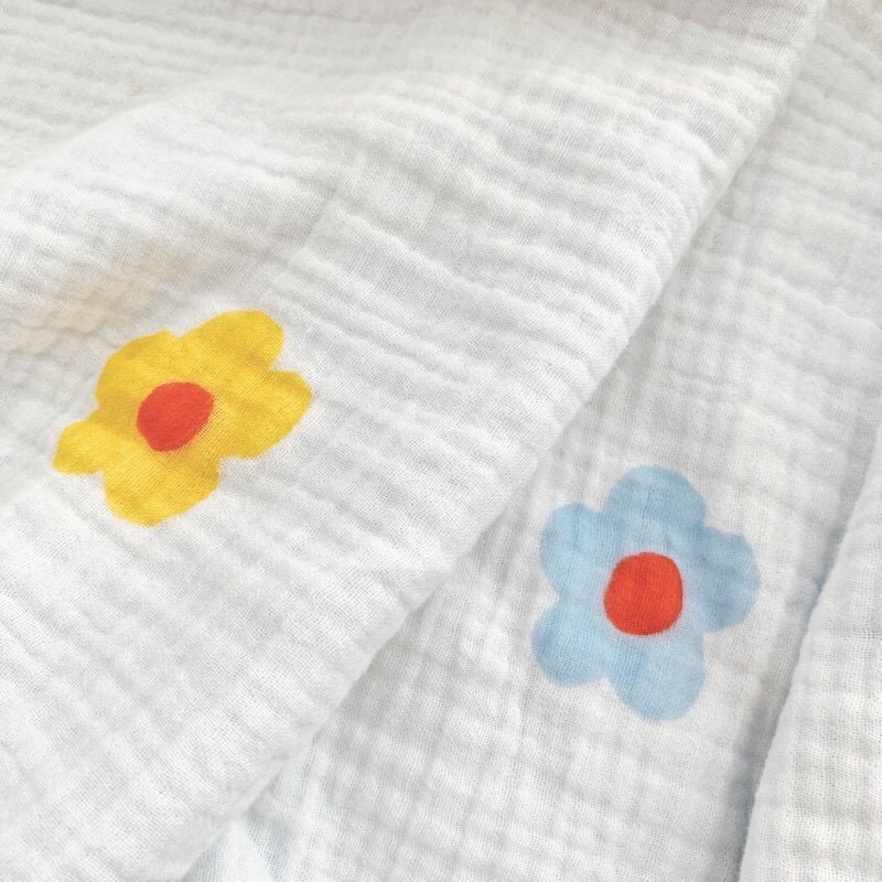 Bộ Chăn Gối Cotton Sợi Tre Cao Cấp Cho Bé