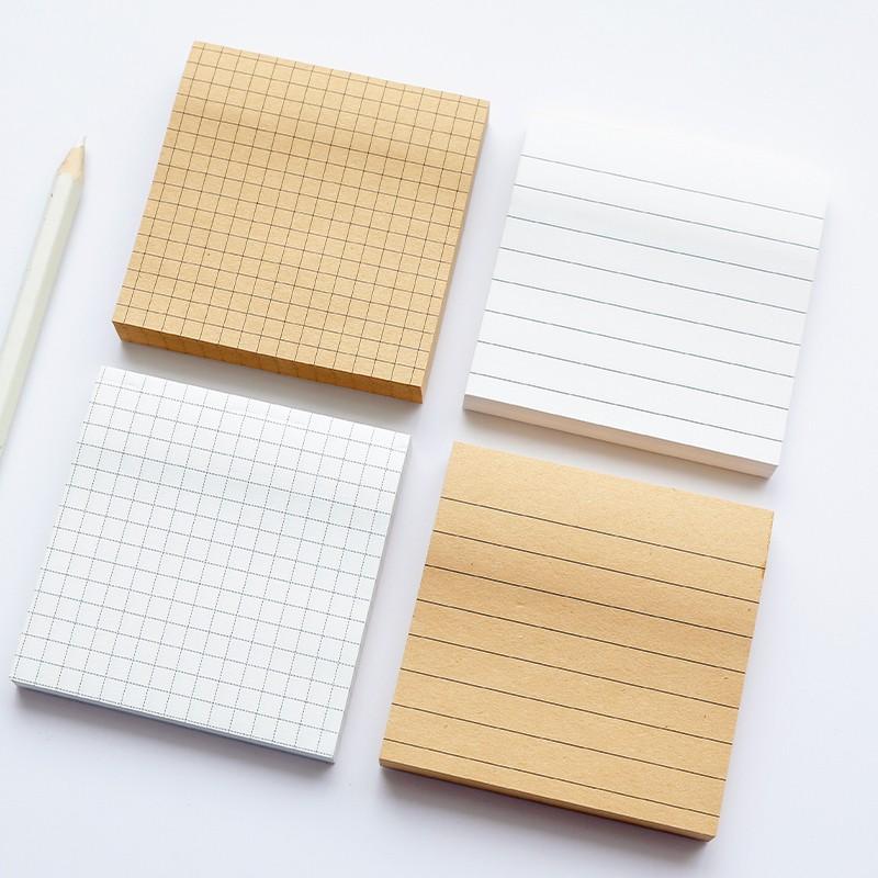 Set 80 Giấy Note, Giấy Ghi Chú, Sticky Note Tối Giản ST45