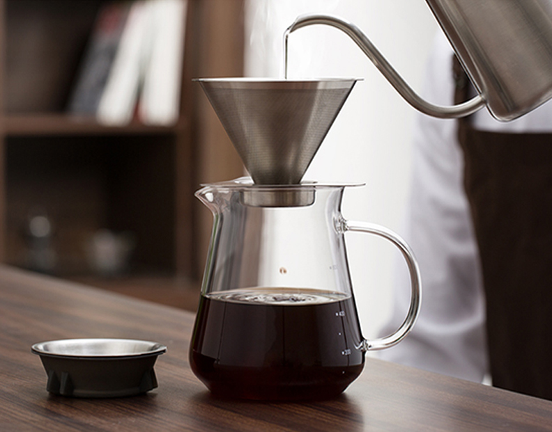 Bình pha cafe thủy tinh Samaglas FT010