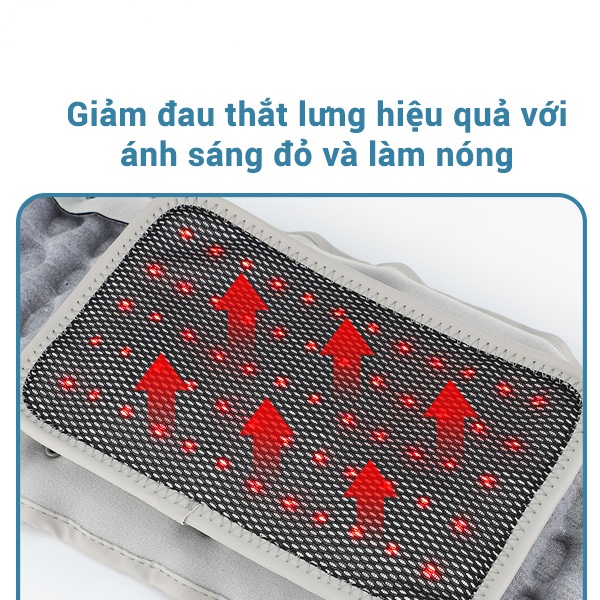 Đai Hơi Kéo Giãn Cột Sống [Phiên Bản 2022] - Xoá Bỏ Đau Thắt Lưng, Hạn Chề Quá Trình Thoát Vị Đĩa Đệm, Chất Liệu PU Cao Cấp, An Toàn, Thích Hợp Mọi Lứa Tuổi