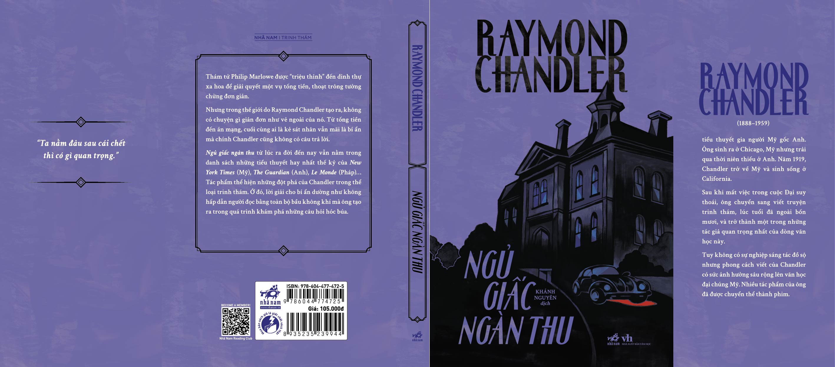 Sách - Ngủ giấc ngàn thu -  RAYMOND CHANDLER - Nhã Nam Official