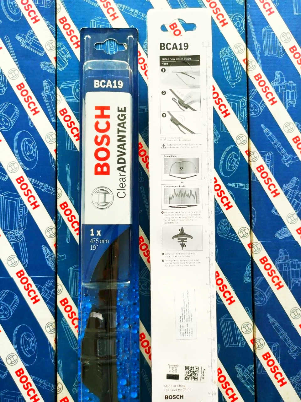 Bộ Thanh Gạt Mưa Bosch - Suzuki Swift - BCA19X19