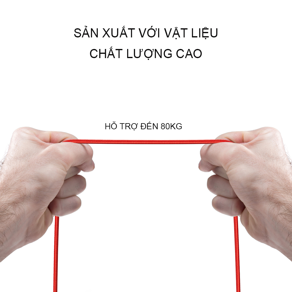 Cáp Dù Sạc Nhanh Chống Đứt Dài 2m Cho SAMSUNG,XIAOMI,OPPO,VIVO...Cổng Micro USB - Bagi MS200 - Hàng Chính Hãng