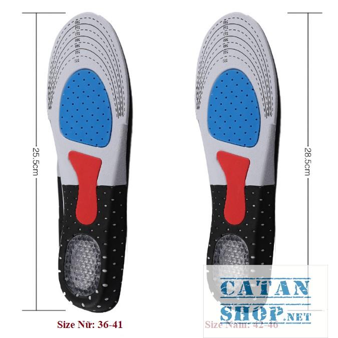 Miếng lót giày thể thao chuyên dụng, Lót đế giày Sport siêu êm chân, khoáng khí, khử mùi hôi, tiện dụng