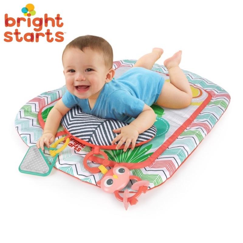 Thảm nằm chơi Tummy Time kèm đồ chơi , hỗ trợ bé lẫy Giggle &amp; See Safari Prop &amp; Play Mat