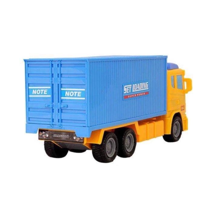 MÔ HÌNH XE CONTAINER BẰNG NHỰA LOẠI LỚN CHO BÉ