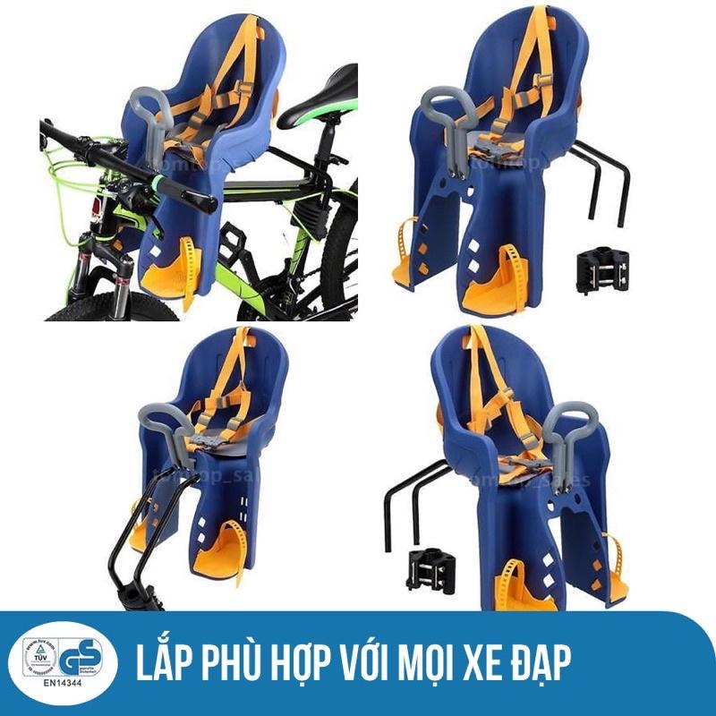 Ghế ngồi xe đạp BG6 Bikemate xuất Châu Âu, ghế xe đạp lắp trước cho mọi loại xe. mở chốt tháo lắp cơ động. maxload 15kg