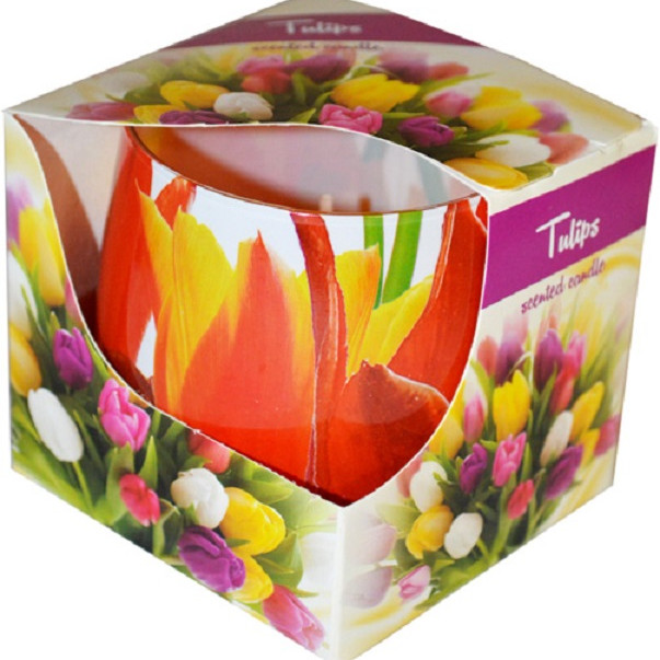 Ly nến thơm Admit ADM5495 Tulips 100g (Hương hoa tulips)