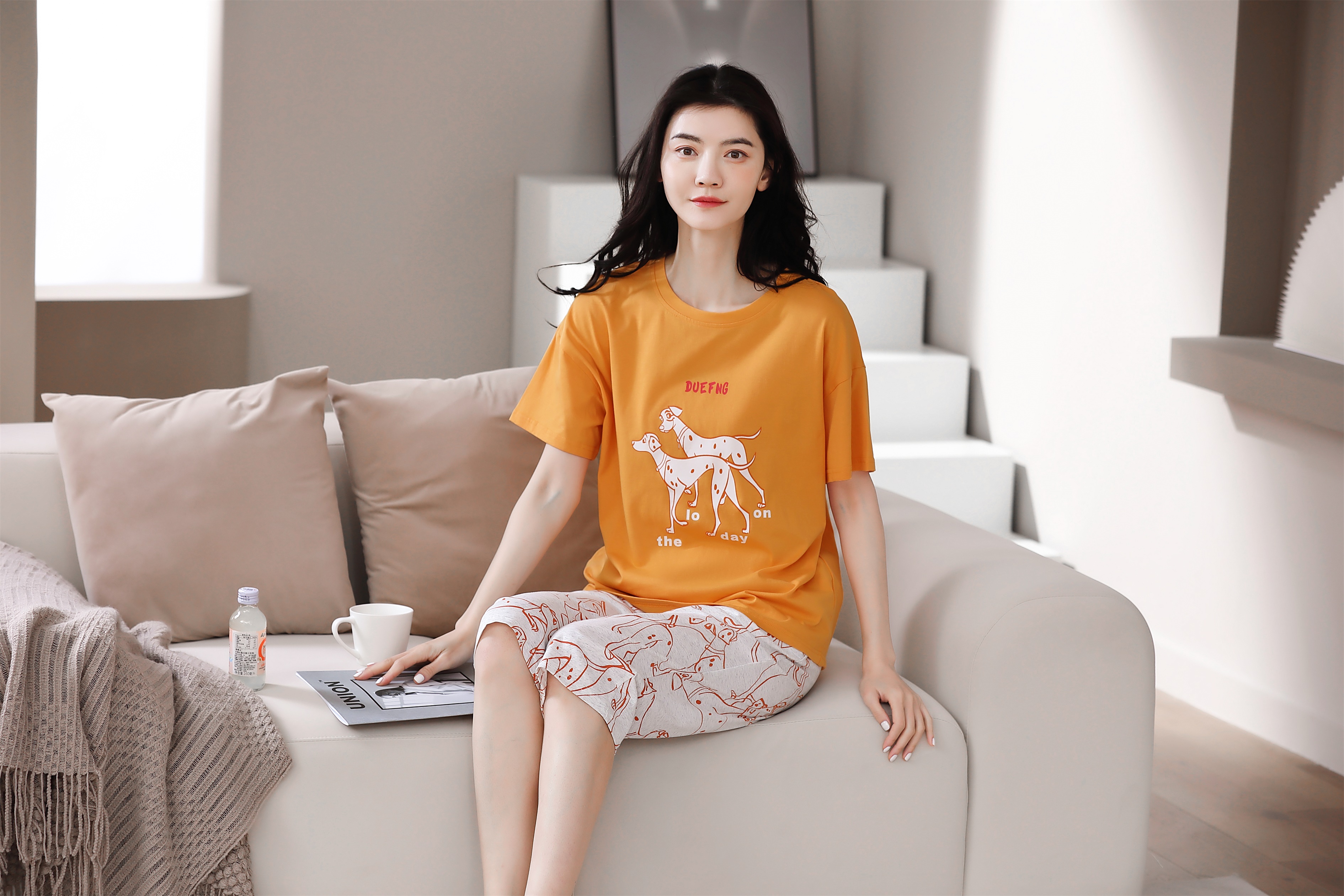 Quần áo mặc nhà cotton 5505