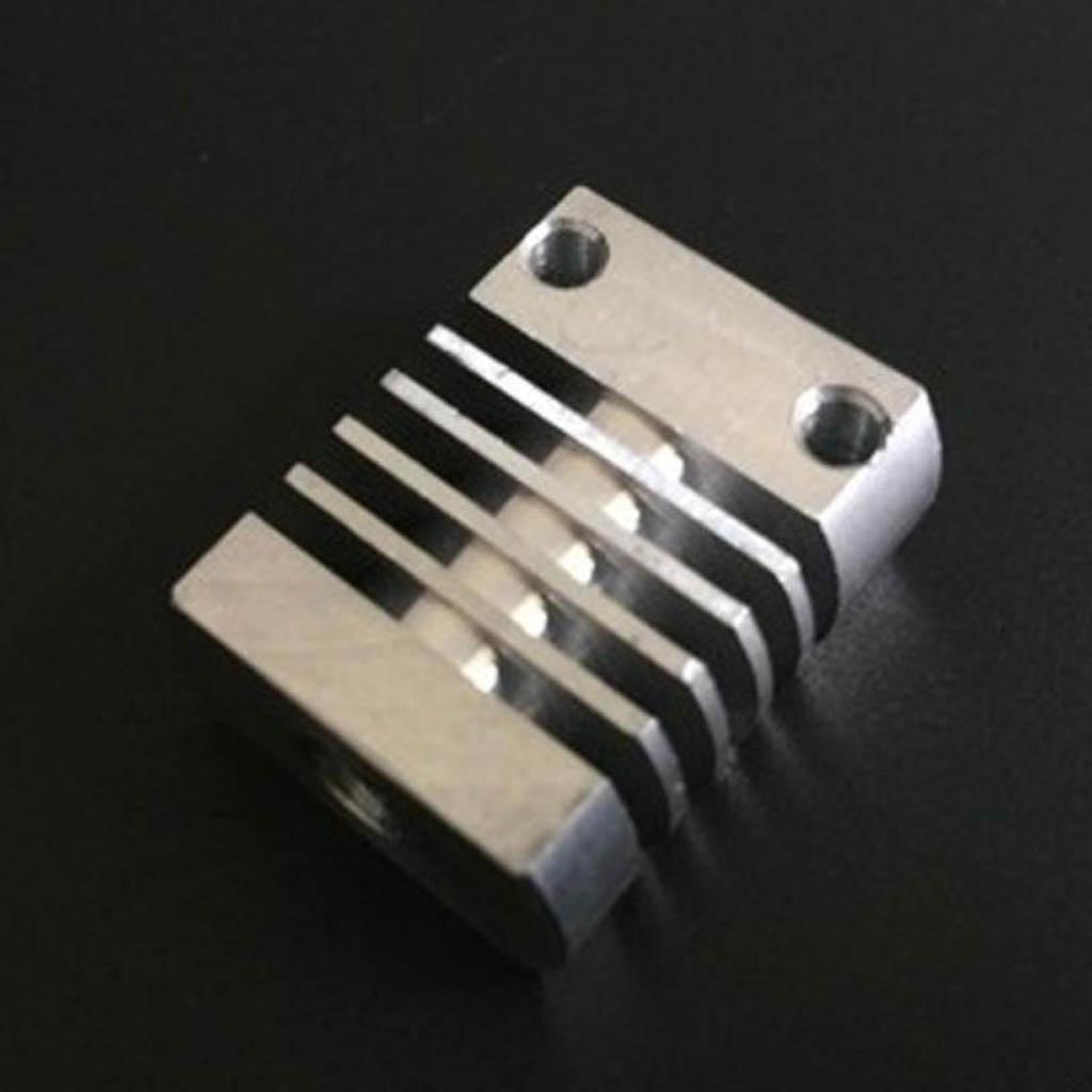 3D Printer Extruder Aluminum Heat   Cooling Fin 22x27mm Blue