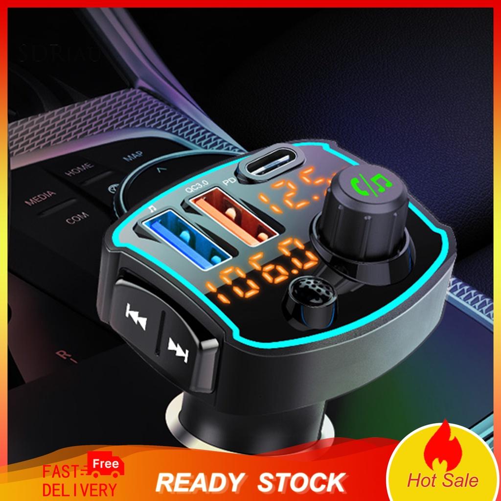 *QCDZ* BC69 Car MP3 Player Stable Bluetooth V5.0 ABS Quick Charger U Disk Music Player