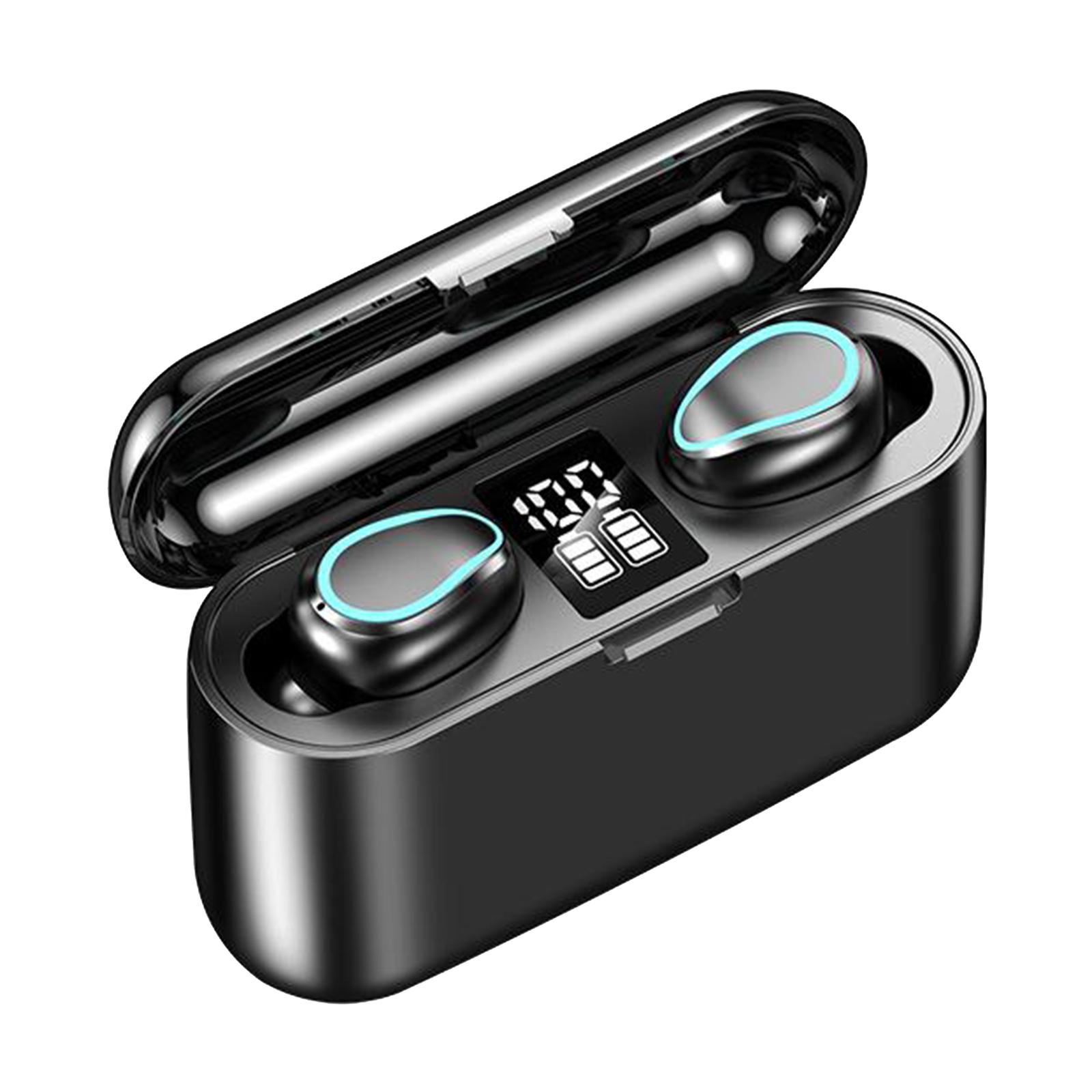 Wireless Earbuds Stereo Headphones in-Ear Built in Mic Headset for Sport