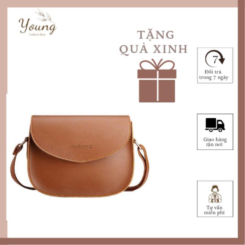 [FREESHIP] Túi Đeo Chéo Da Nữ VACHINO TX006 nấp gặp hình quả đào