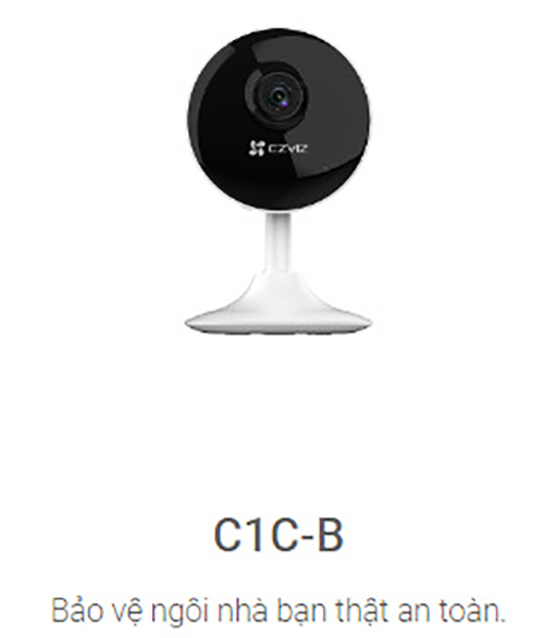 Camera IP Wifi Trong Nhà EZVIZ C1C-B 2MP 1080p - Hàng Chính Hãng