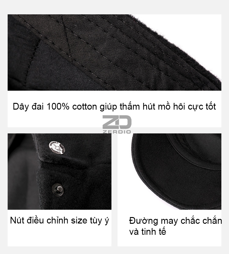 Mũ Nồi Nam, Nón Beret Nam WODONBLE Cao Cấp