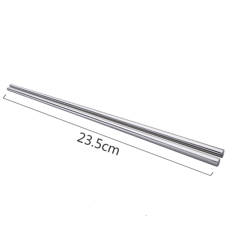 Sét 10 Đôi Đũa Inox #304 Cao Cấp Cán Vuông Trơn