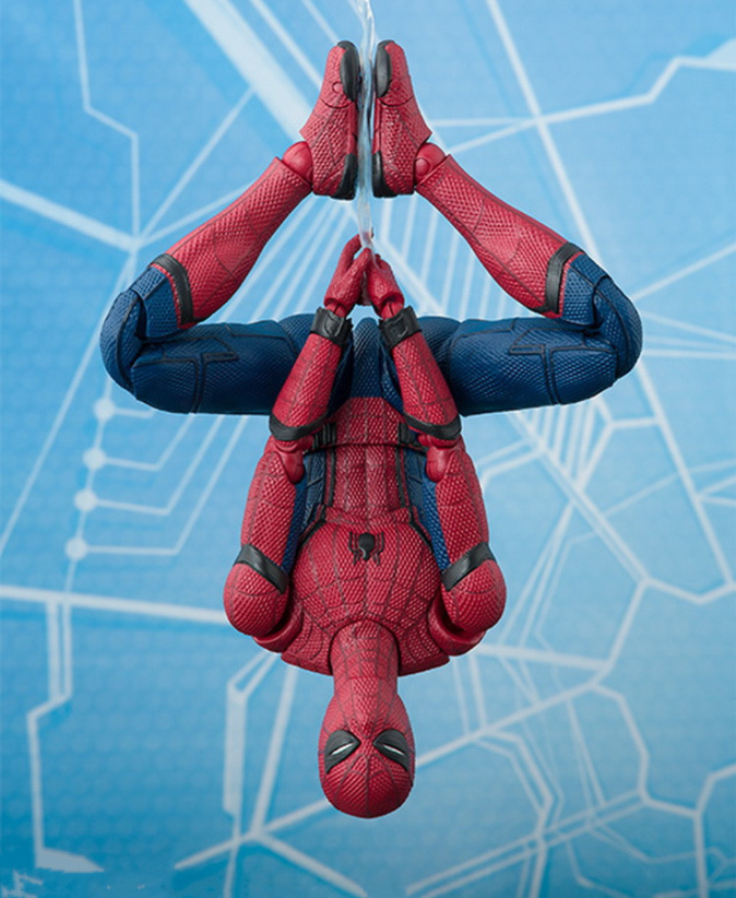 Mô Hình Khớp Phim Marvel Spiderman người nhện balo 15cm