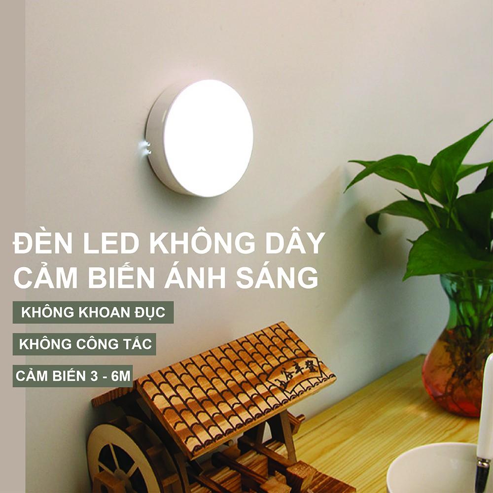 Đèn cảm ứng chuyển động L07 không dây cảm biến ánh sáng tích điện tiết kiệm diện tích