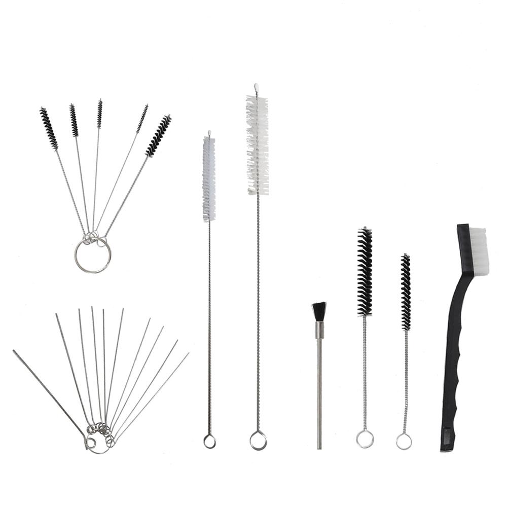 17pcs Spray Lance Nozzle Cleaning Repair Tool Needle Brush Kit Set Cleaning Accessory Multipurpose Cleaning Tool