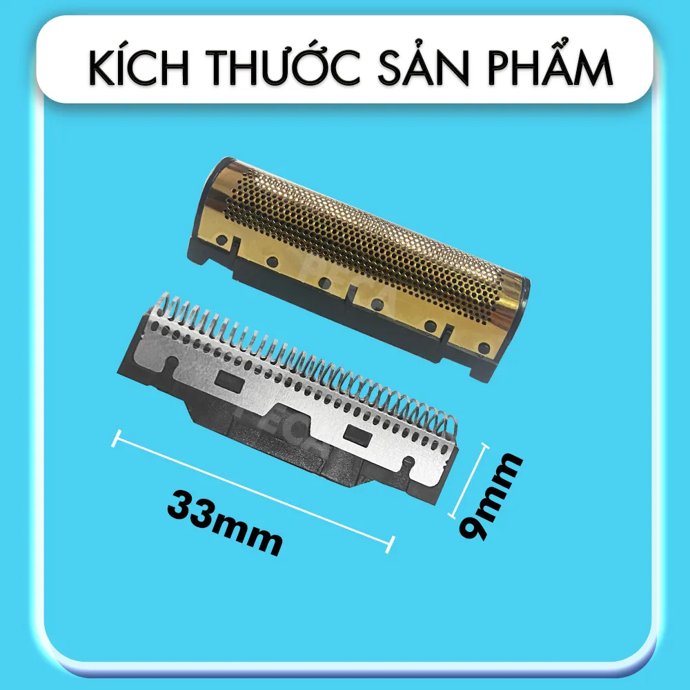 Bộ lưỡi máy cạo râu thay thế cho dòng máy cạo râu Kemei KM-2026 và KM-2028 dễ tháo lắp sử dụng