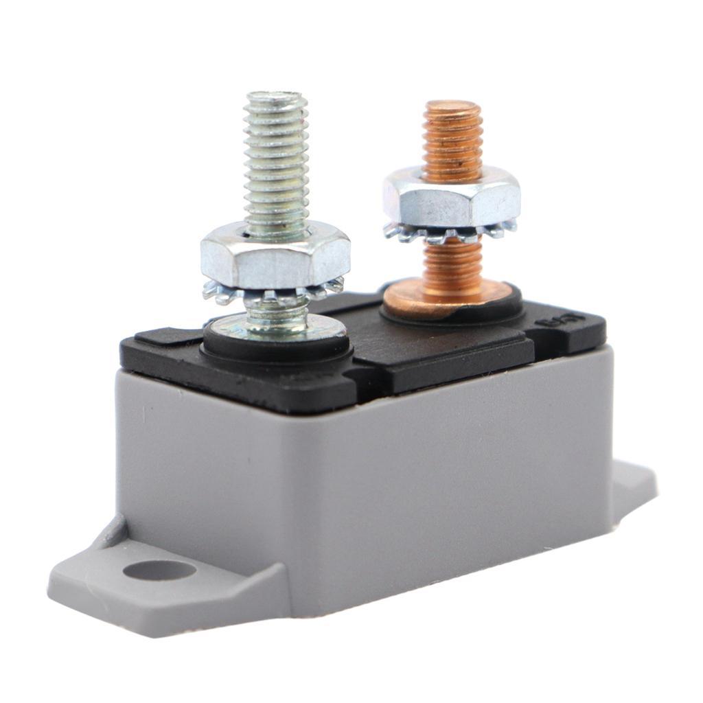 2Pcs 40A Boat  Circuit Breaker Fuse Automatic Auto-Reset 12V/24V