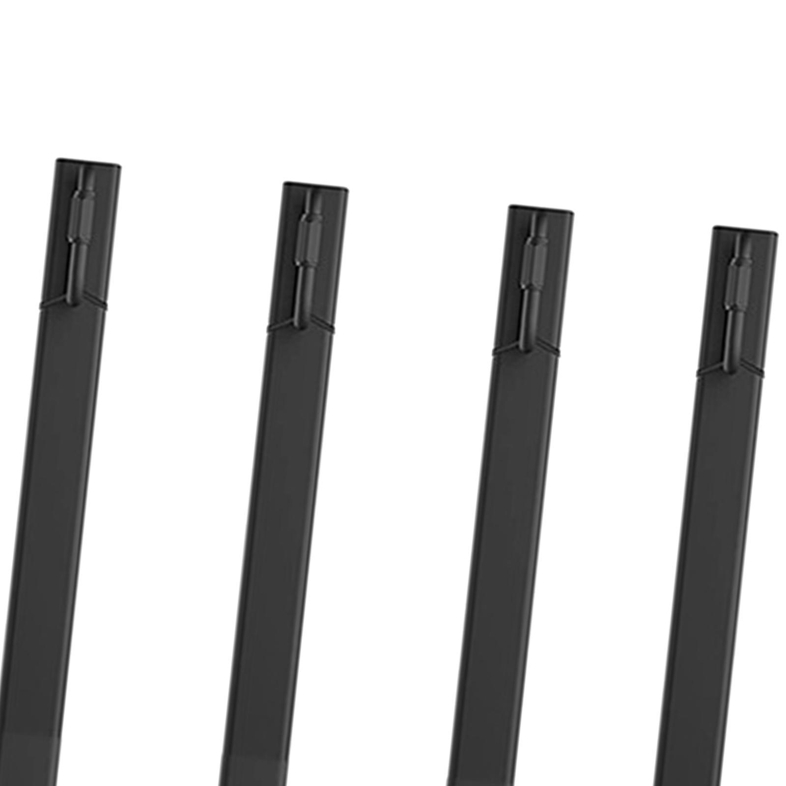 4Pcs Patio Lighting Stand String  Metal Poles for Wedding Garden