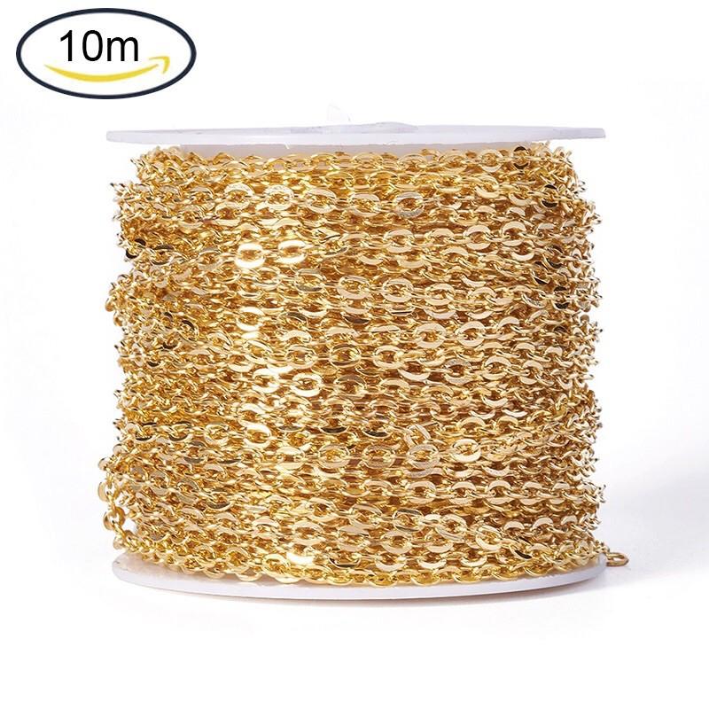 Cuộn 10M Dây Hợp Kim Màu Vàng Kim Làm Trang Sức Thủ Công Handmade - Trường Thịnh Sài Gòn