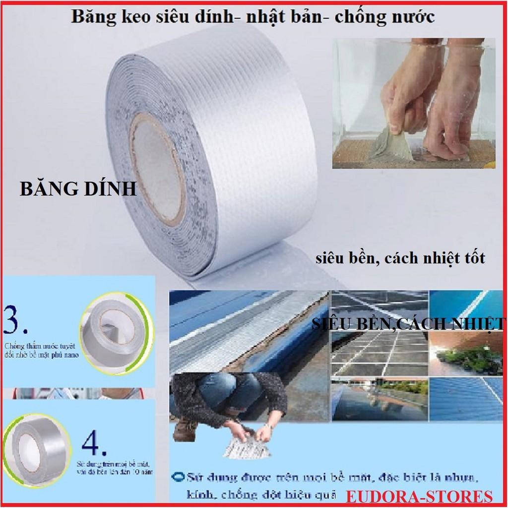 Băng Keo | chống thấm - chống dột - siêu dính | 5cm x 5m | - keo chống thấm đa năng phù hợp mọi bề mặt