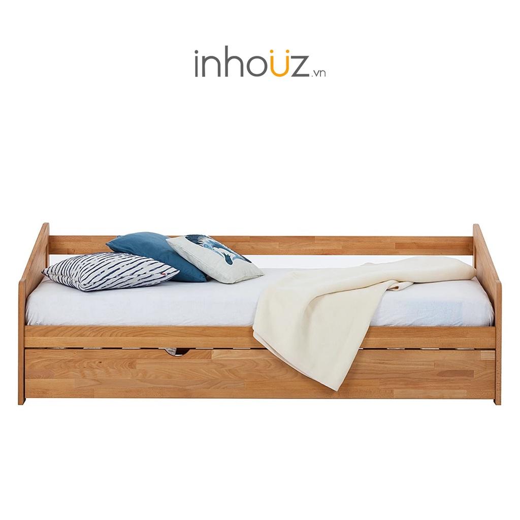 Giường ngủ gỗ kéo gọn 2 chỗ nằm thông minh - Multi-storage bed - INHOUZ - HOGG0002