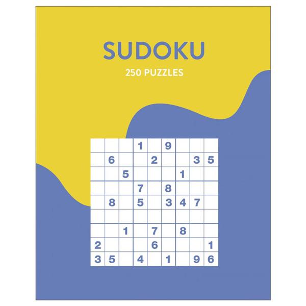 Sách ngoại văn: 250 Puzzles - Sudoku - Yellow &amp; Blue