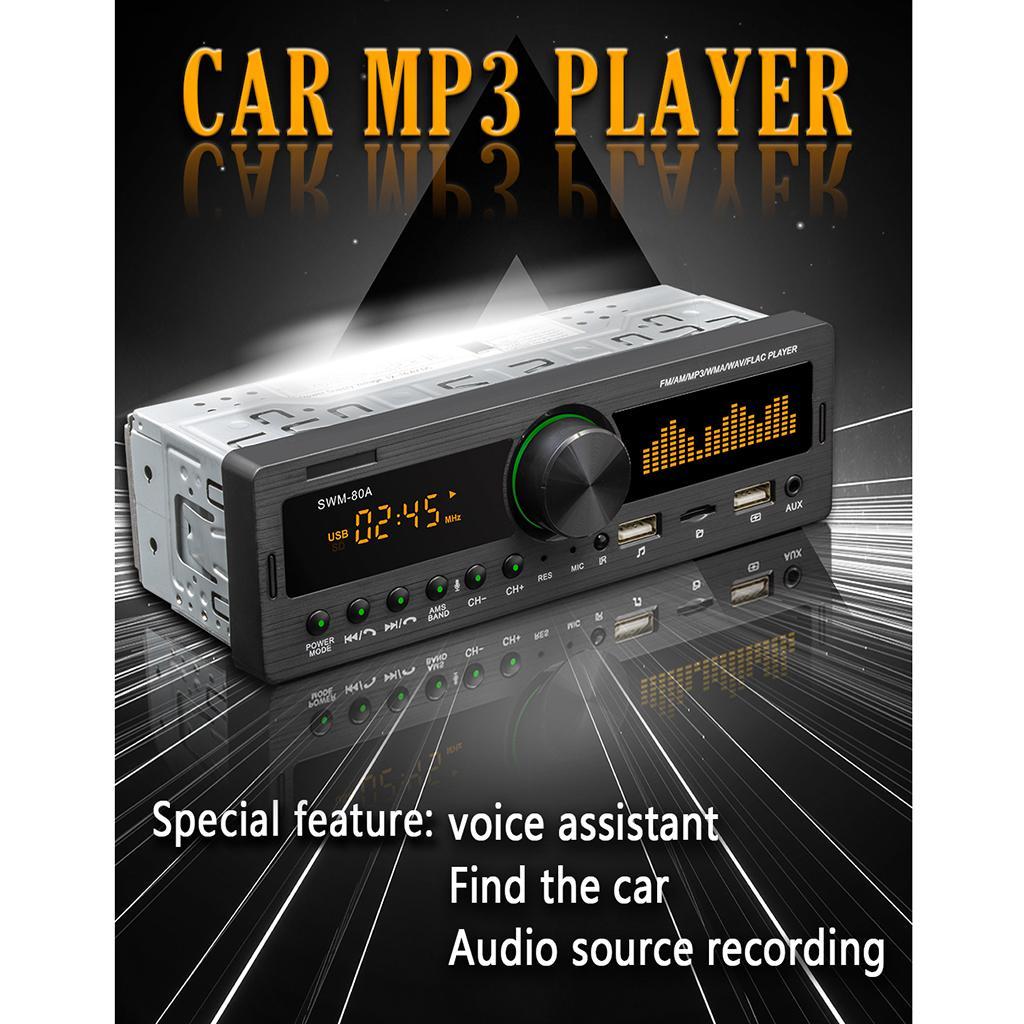 Bluetooth Car Stereo MP3 Player AUX / USB / TF / FM Standard