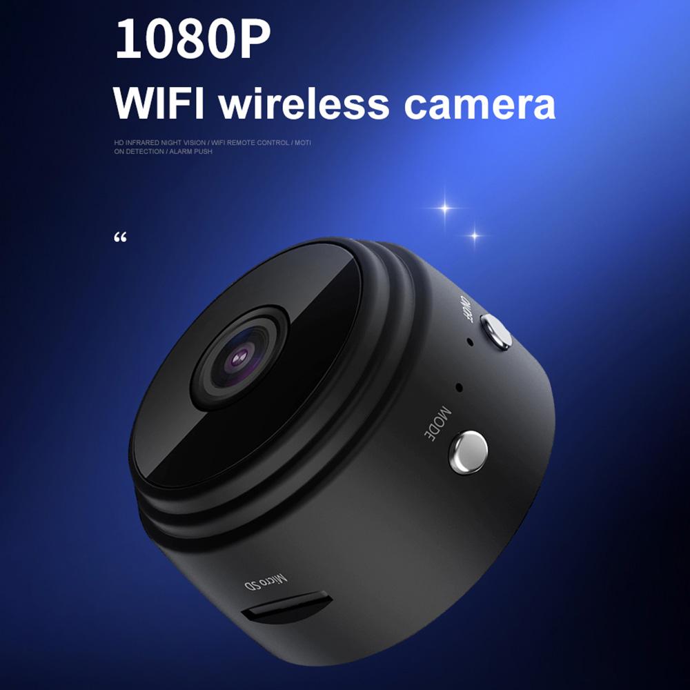Camera Wifi Mini A9 An Ninh Gia Đình 1080P Ir Không Dây Home Có Thể Quan Sát Ban Đêm