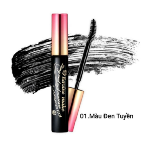 Mascara Dạng Màn Film Kissme Heroine Make Chống Trôi, Giúp Nâng Cong Và Dài Mi (6G)