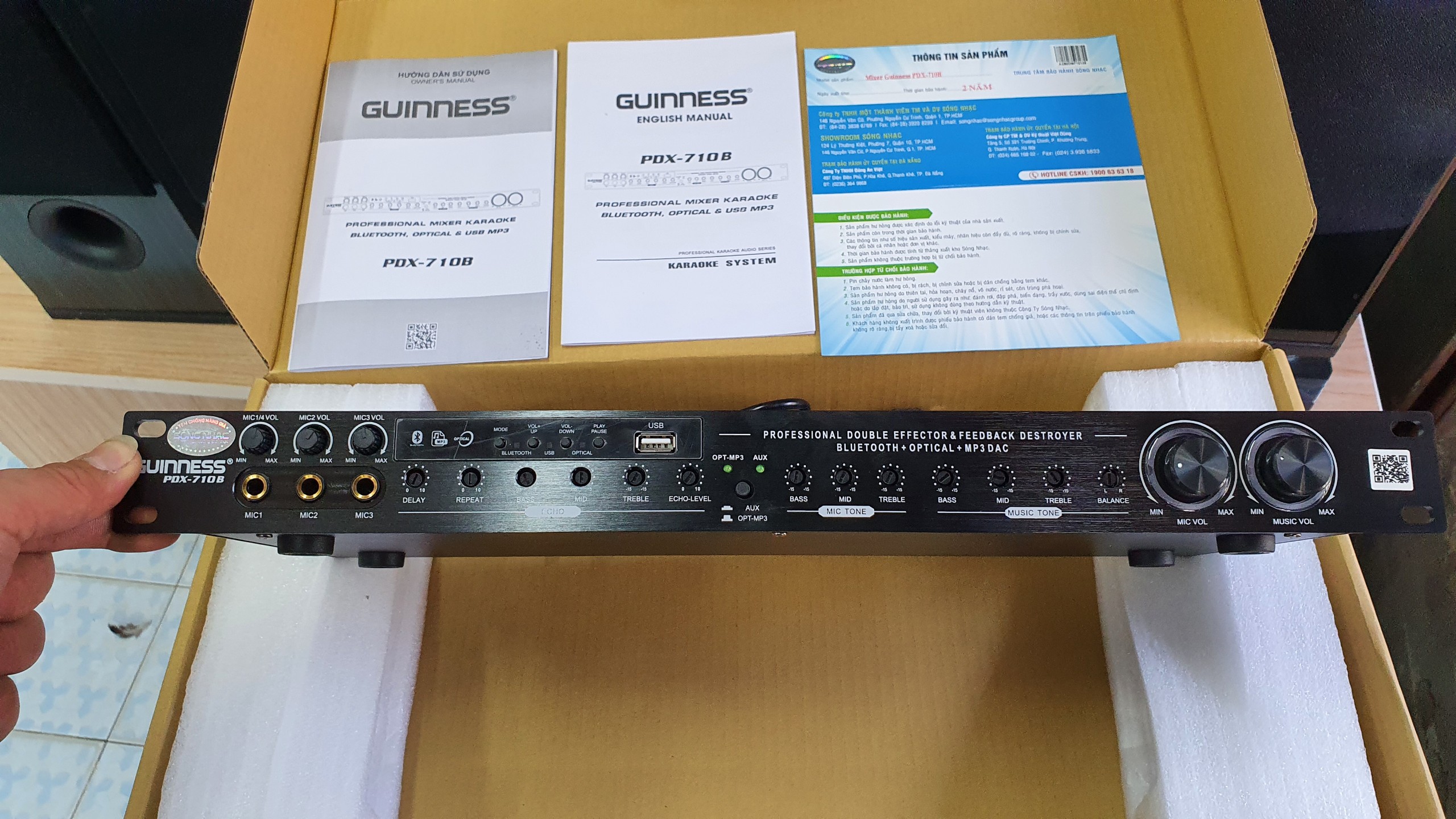 Vang cơ Guinness PDX-710B Hàng Chính hãng