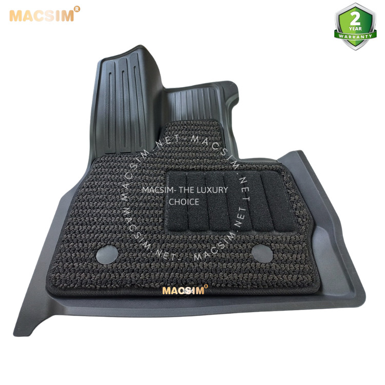 Thảm lót sàn ô tô 2 lớp cao cấp dành cho xe Mercedes Benz G63 nhãn hiệu Macsim 3w