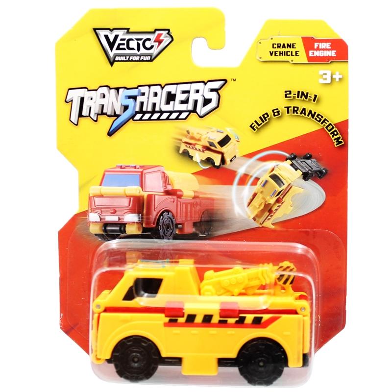 Đồ Chơi Xe Biến Hình Transracers Crane Vehicle / Fire Engine - Vecto VN463875-36