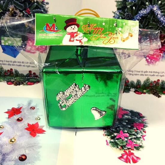 Hộp quà treo cây thông - Phụ kiện trang trí noel - Đủ size lựa chọn