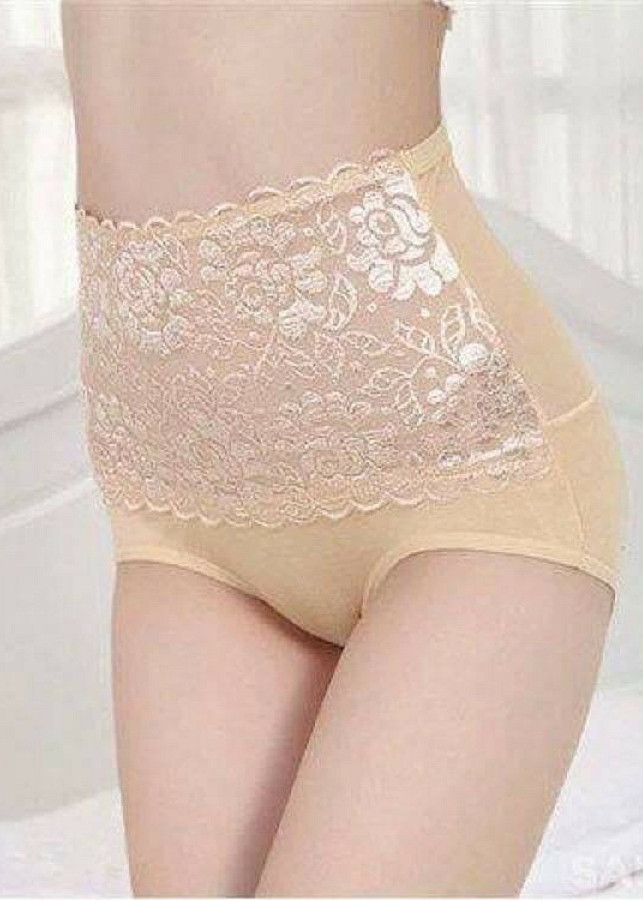 Combo 10 quần lót ren cạp cao chất coton cao cấp